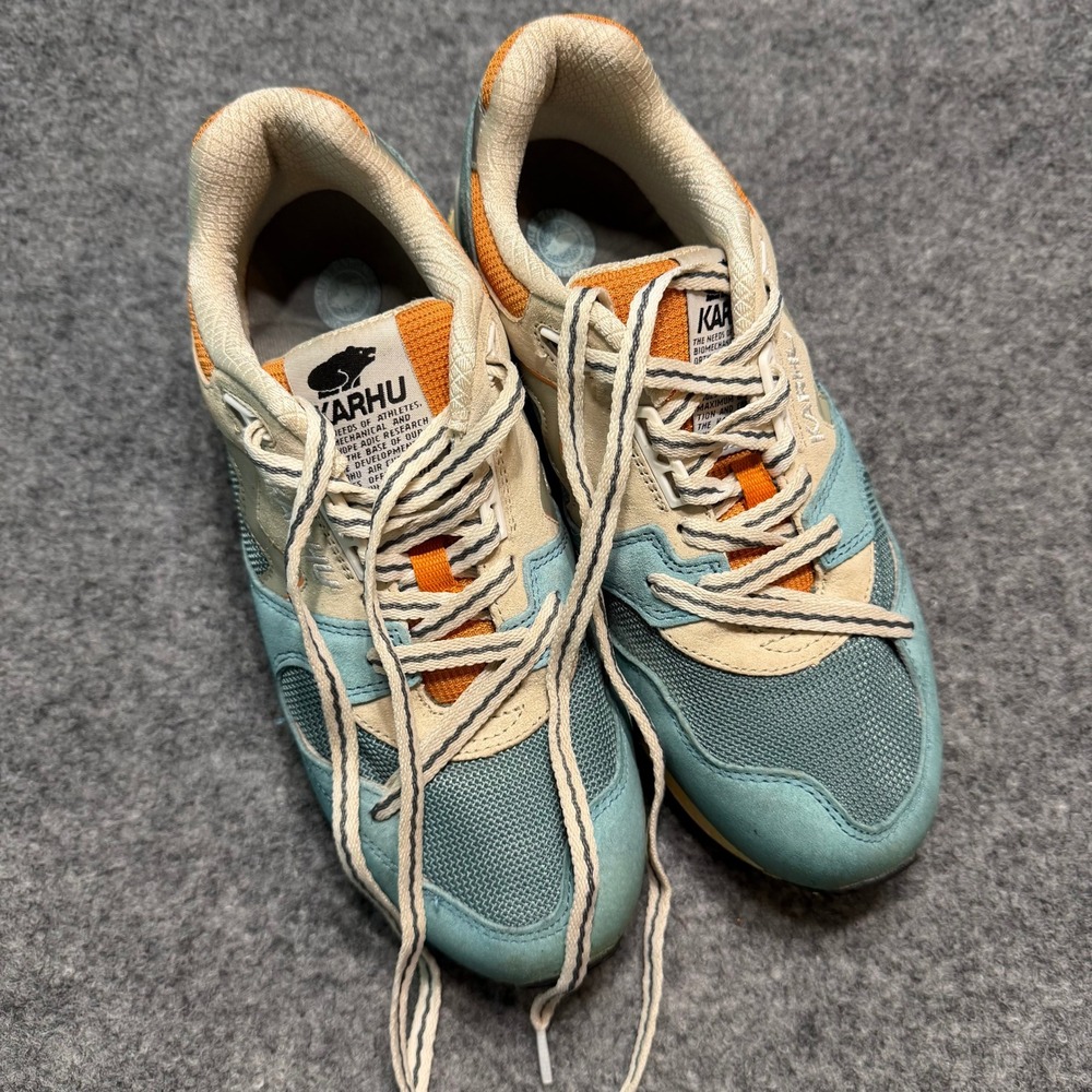 KARHU SYNCHRON CLASSIC Blue Orange Beige Suede Mesh Lifestyle‎ Sneakers F802676
